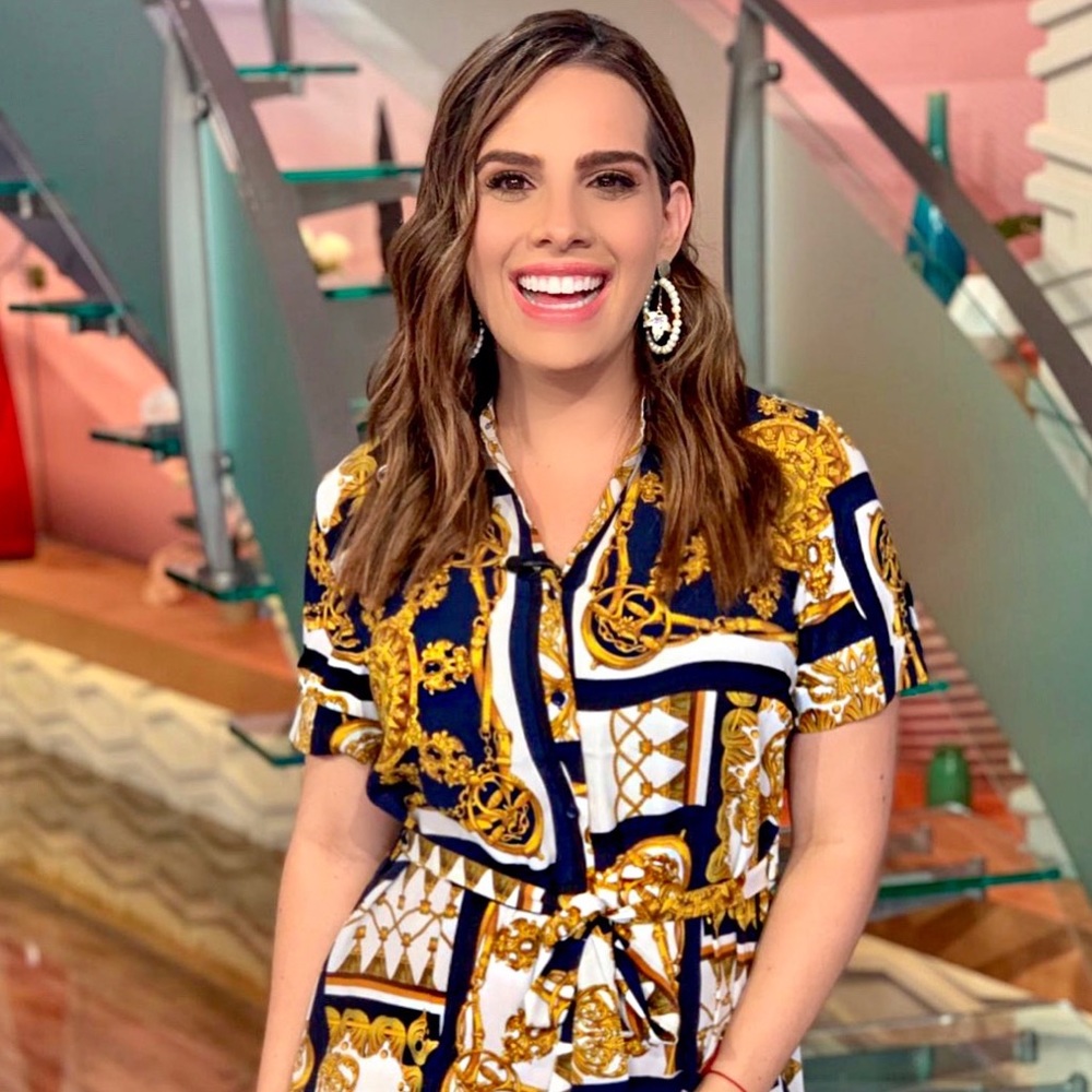 Medallion print dress